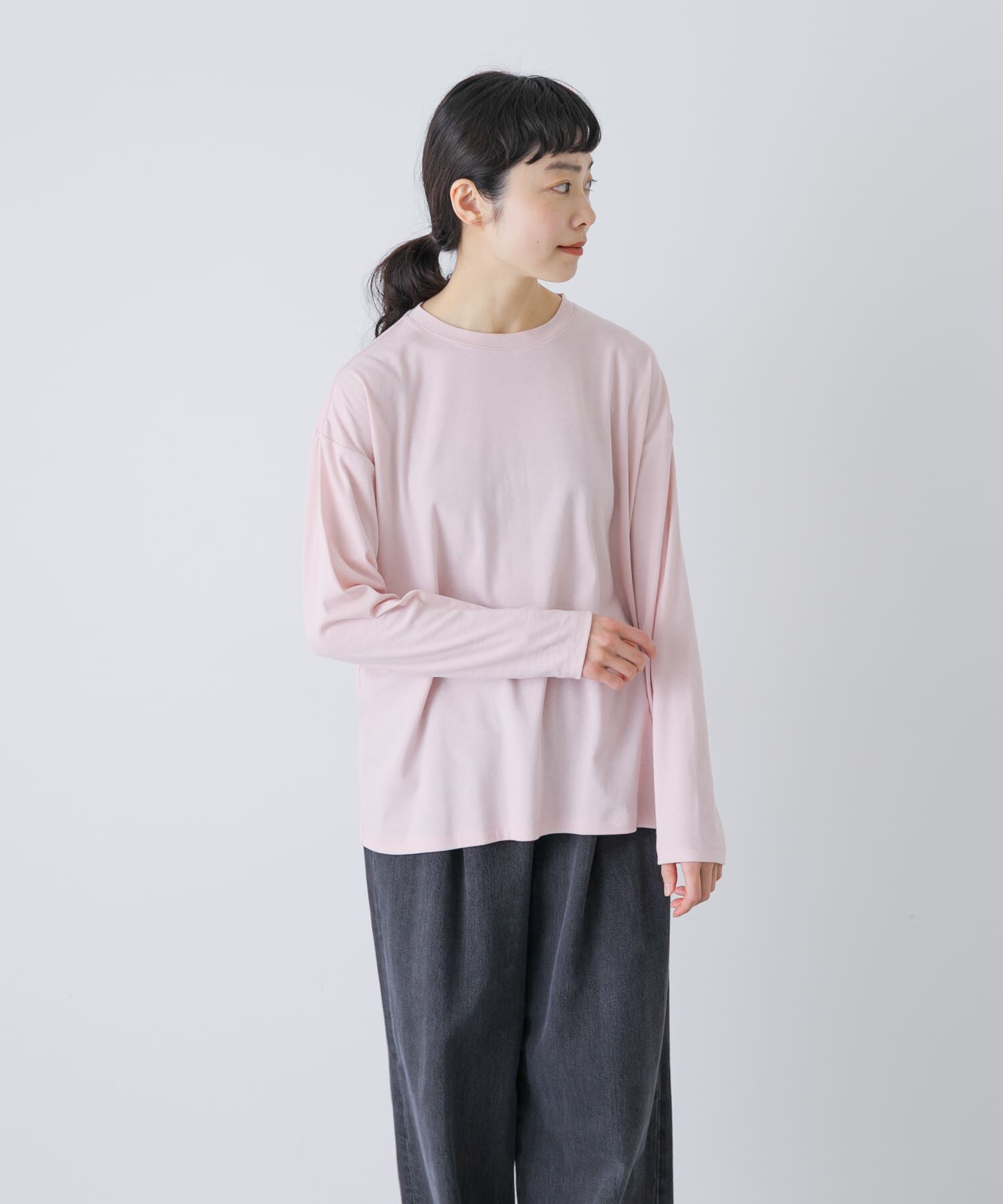かぐれ「ドライコットンルーズカットソー」|Tシャツ・カットソー|