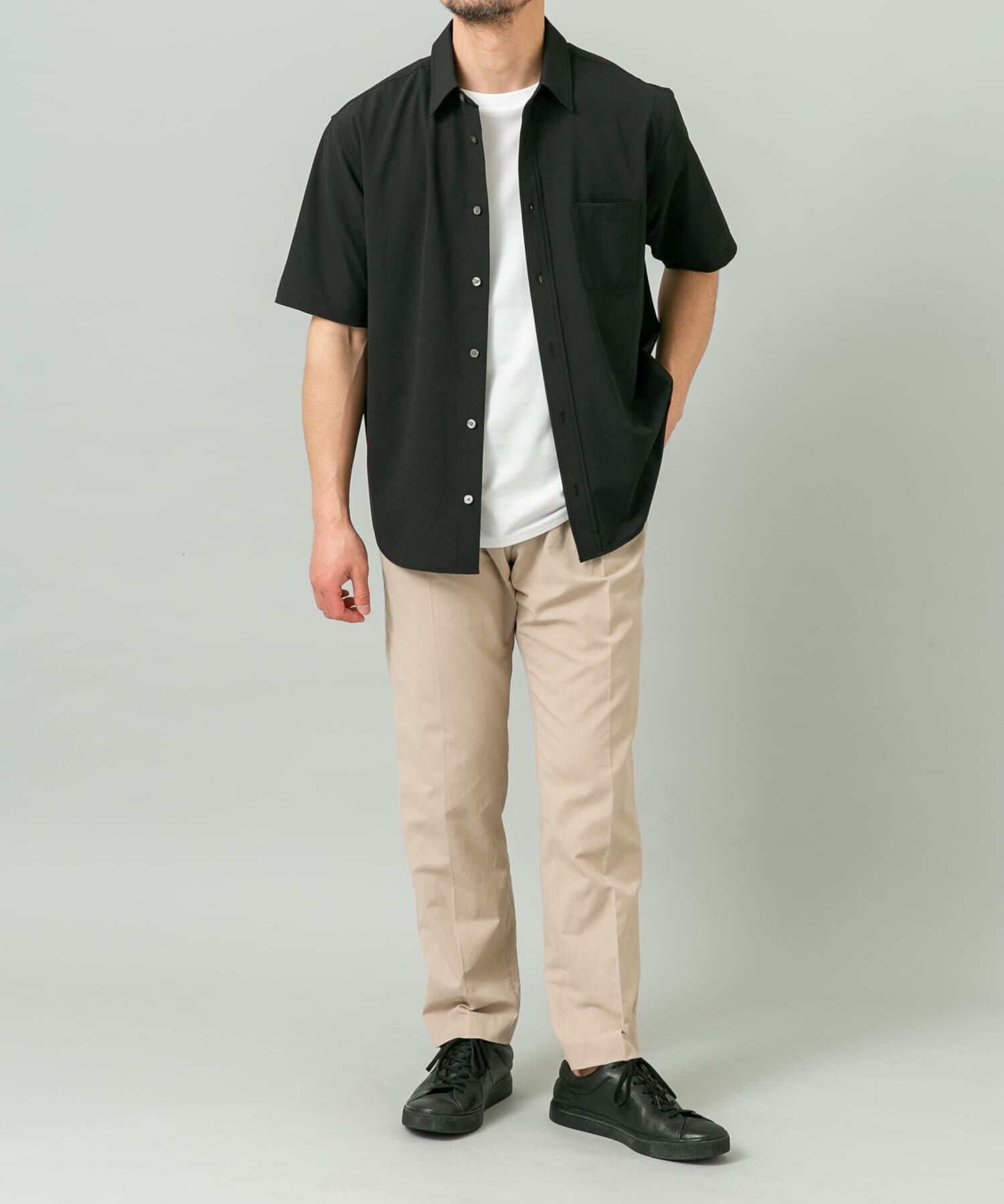URBAN RESEARCH ROSSO「『WEB限定』『XLｻｲｽﾞあり』『吸水速乾』Air Stretch ﾚｷﾞｭﾗｰｶﾗｰ  」|シャツ・ブラウス|