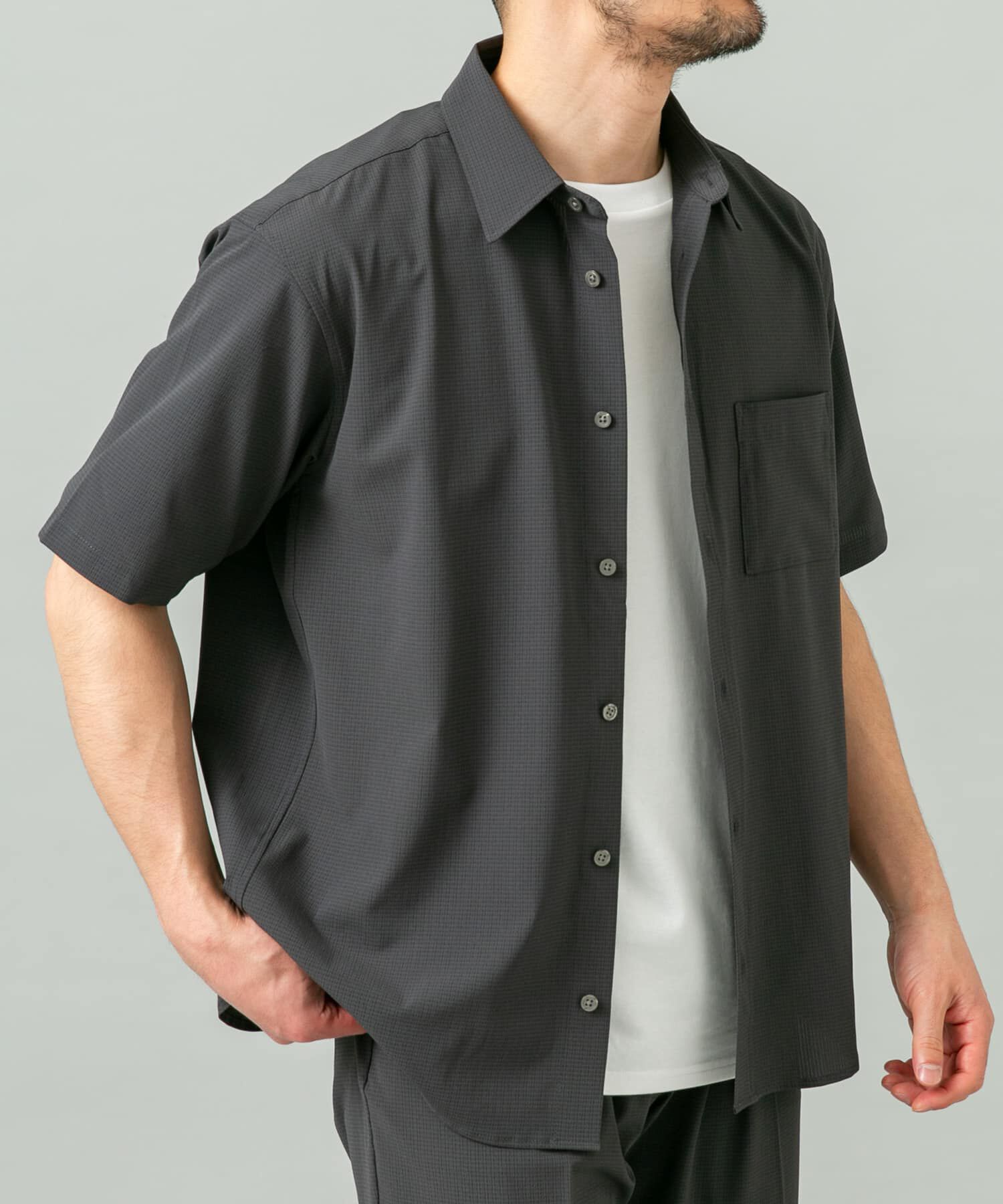 URBAN RESEARCH ROSSO「『WEB限定』『XLｻｲｽﾞあり』『吸水速乾』Air Stretch ﾚｷﾞｭﾗｰｶﾗｰ  」|シャツ・ブラウス|