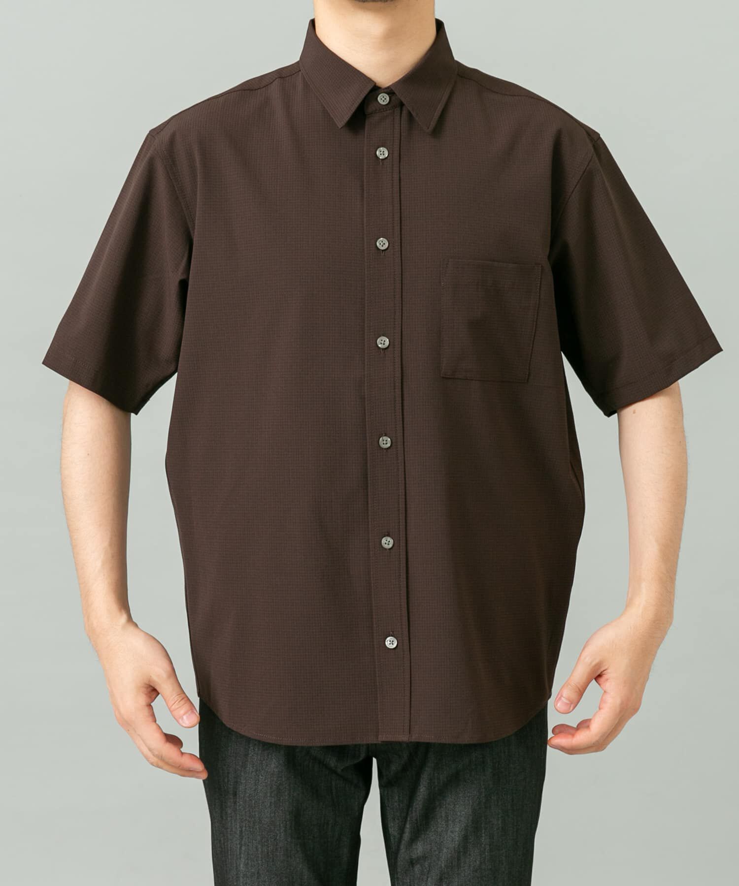 URBAN RESEARCH ROSSO「『WEB限定』『XLｻｲｽﾞあり』『吸水速乾』Air Stretch ﾚｷﾞｭﾗｰｶﾗｰ  」|シャツ・ブラウス|