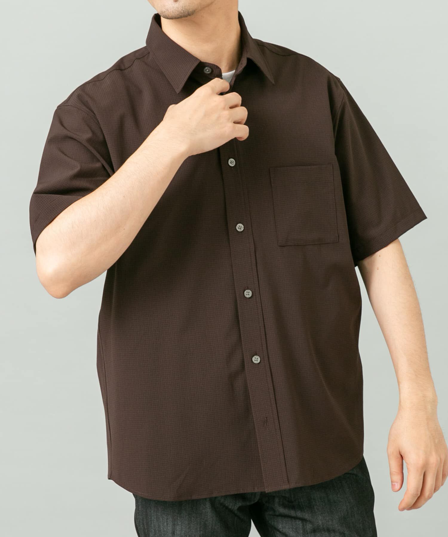 URBAN RESEARCH ROSSO「『WEB限定』『XLｻｲｽﾞあり』『吸水速乾』Air Stretch ﾚｷﾞｭﾗｰｶﾗｰ  」|シャツ・ブラウス|