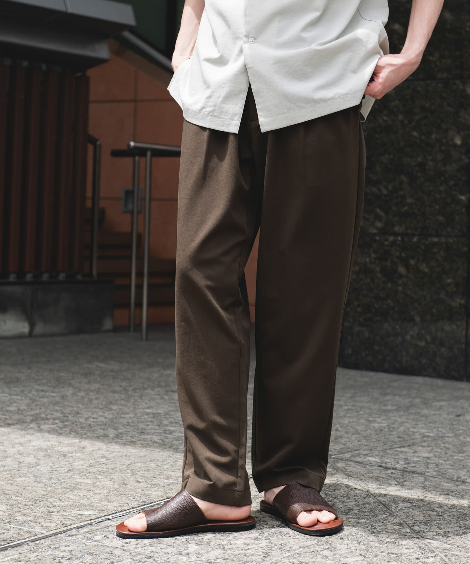 URBAN RESEARCH DOORS「サマーウールライクイージートラウザー」|その他|