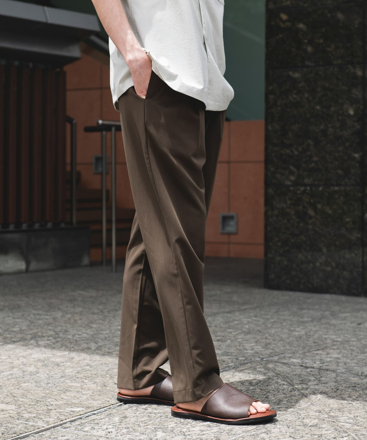 URBAN RESEARCH DOORS「サマーウールライクイージートラウザー」|その他|