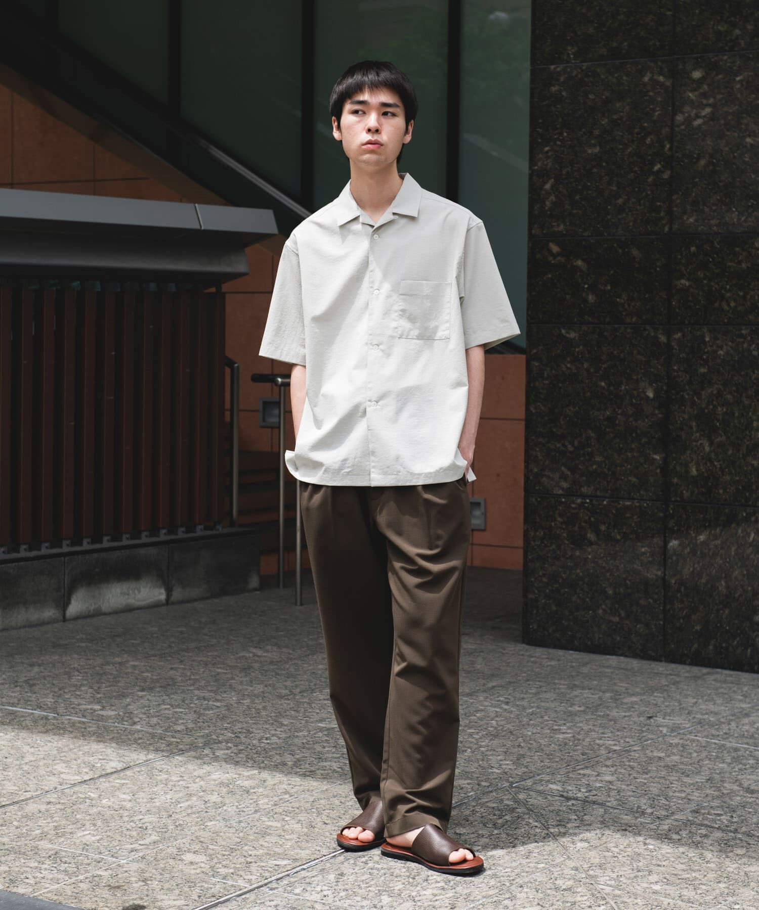 URBAN RESEARCH DOORS「サマーウールライクイージートラウザー」|その他|