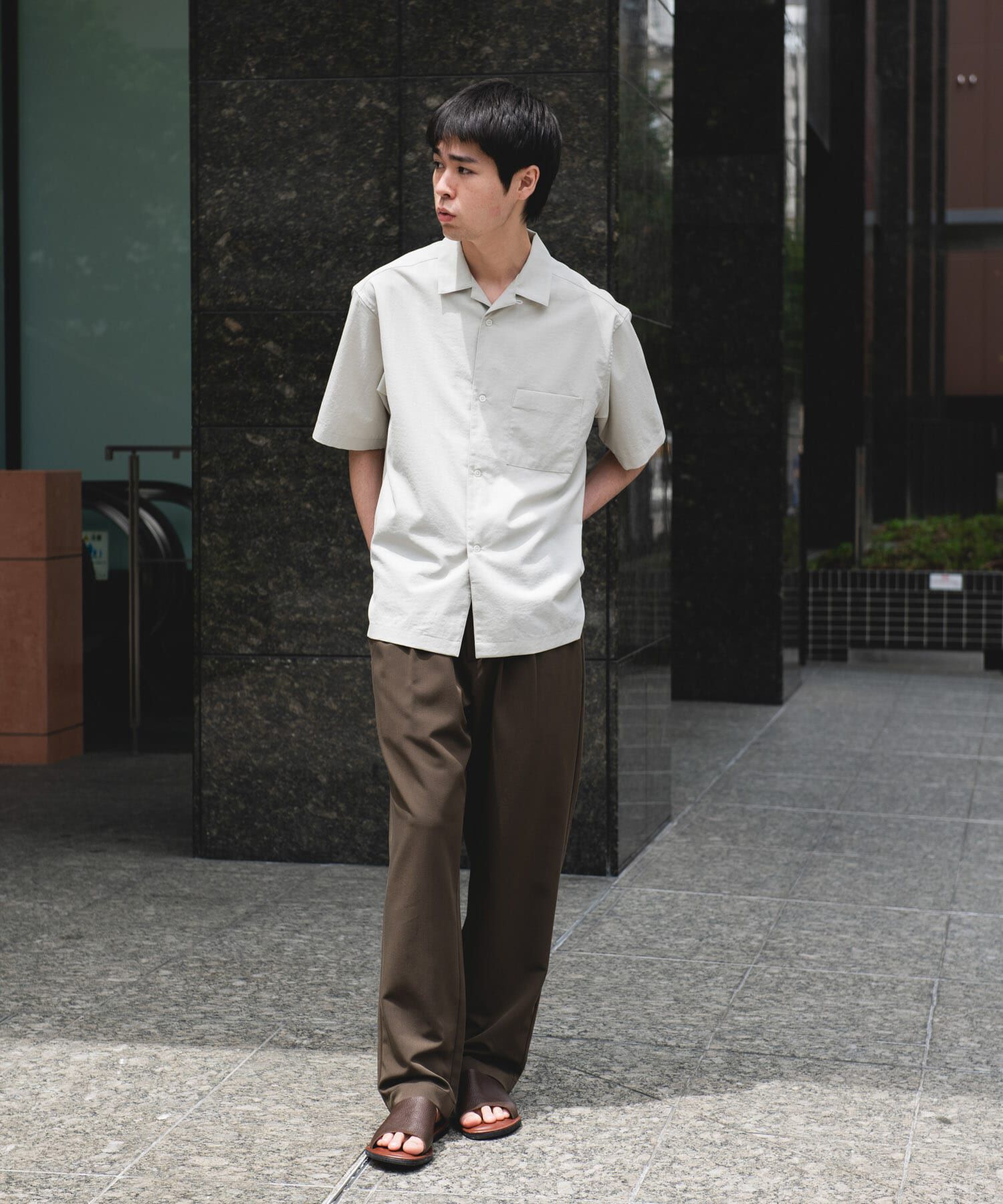 URBAN RESEARCH DOORS「サマーウールライクイージートラウザー」|その他|