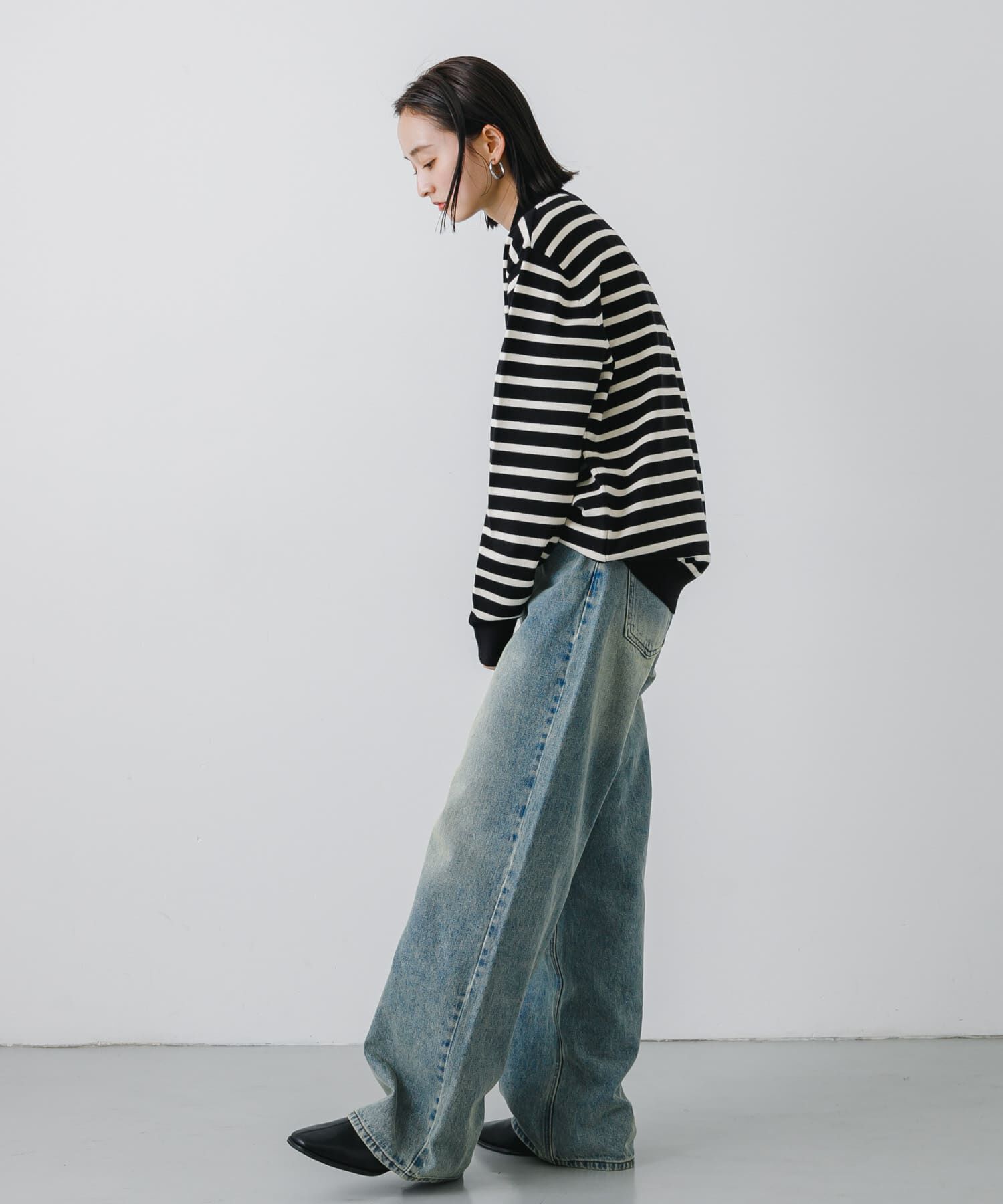 SENSE OF PLACE by URBAN RESEARCH「ストレッチモックネックニット」|ニット・セーター|