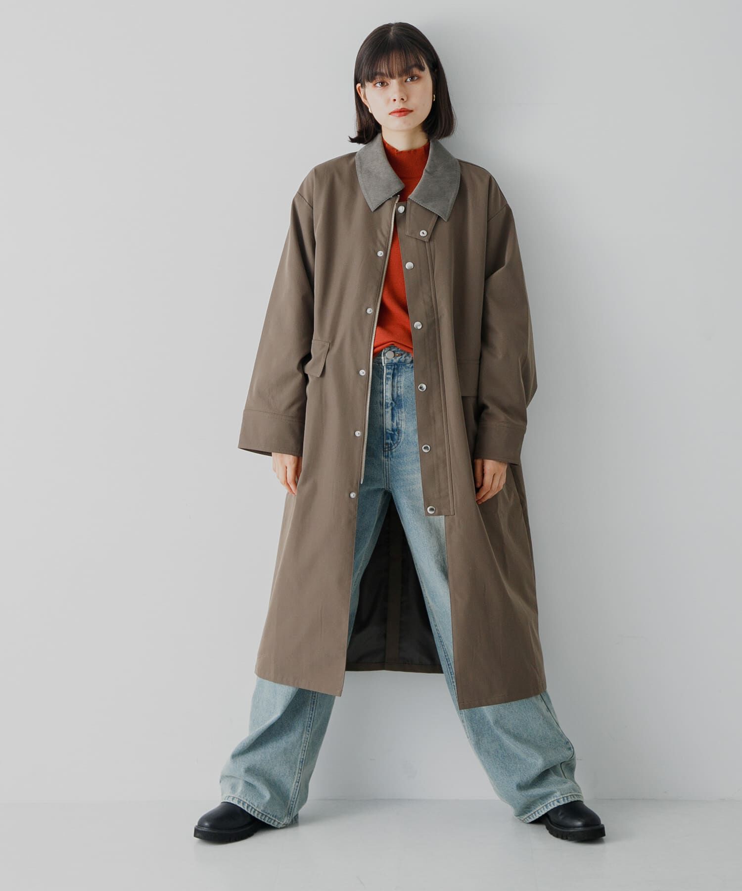 SENSE OF PLACE by URBAN RESEARCH「ストレッチモックネックニット」|ニット・セーター|