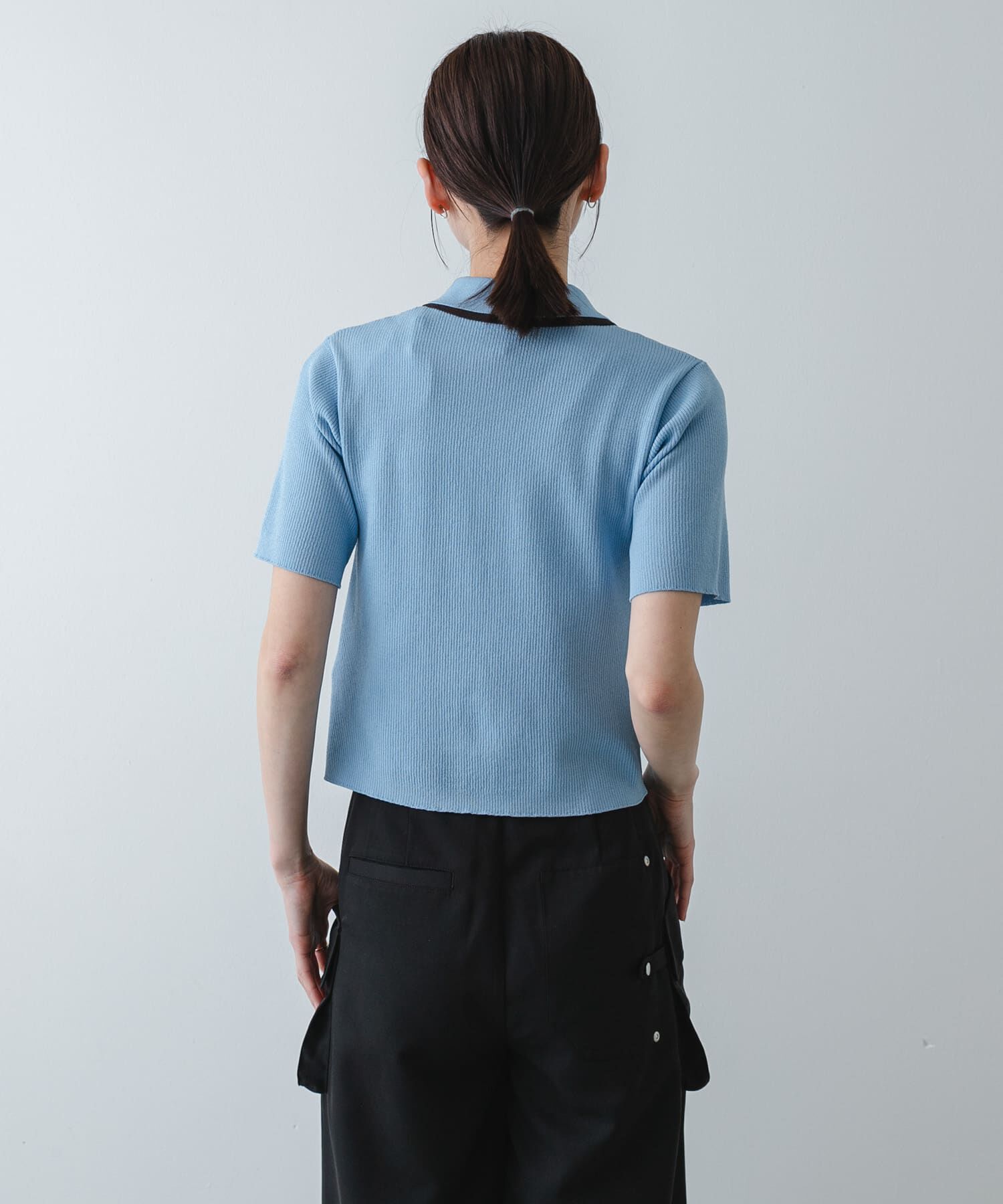 SENSE OF PLACE by URBAN RESEARCH「バイカラーエリツキホックニット」|ニット・セーター|