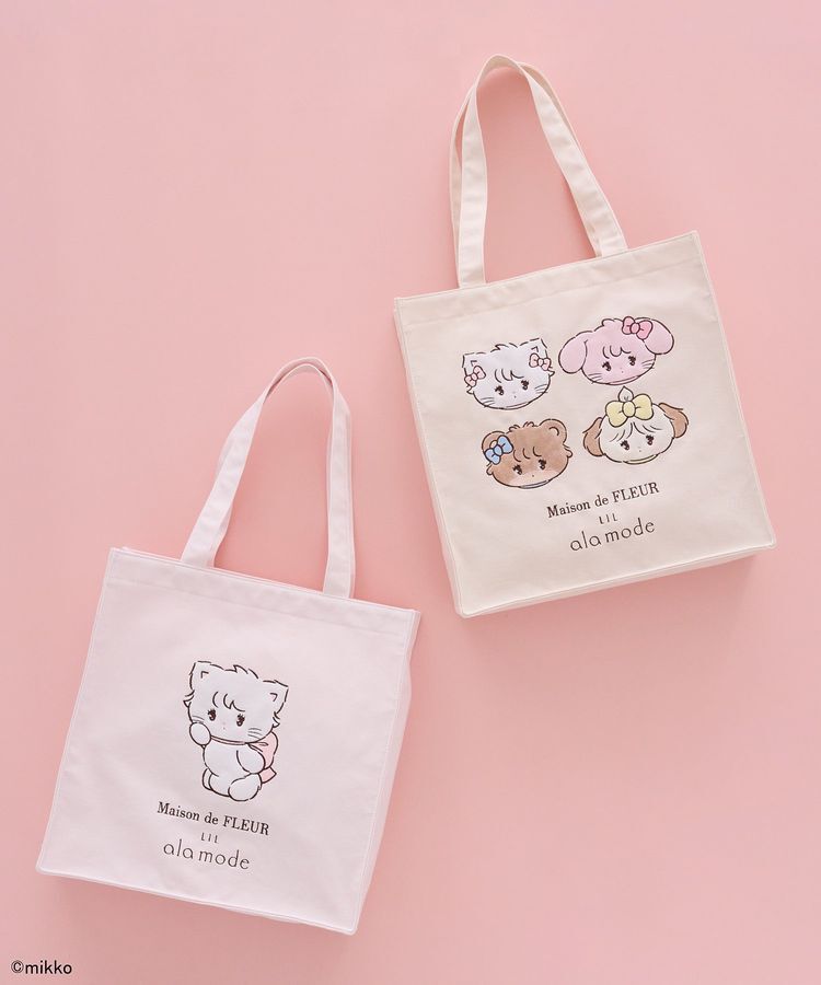 Maison de FLEUR「Lil ala mode スクエアトートバッグ」|トートバッグ|