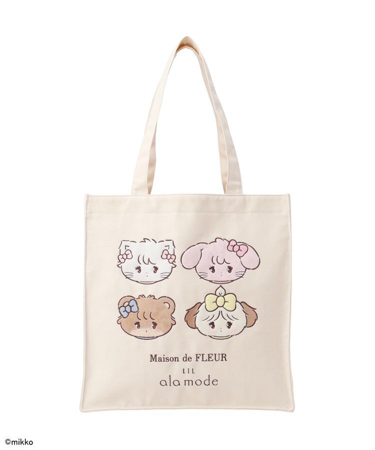 Maison de FLEUR「Lil ala mode スクエアトートバッグ」|トートバッグ|