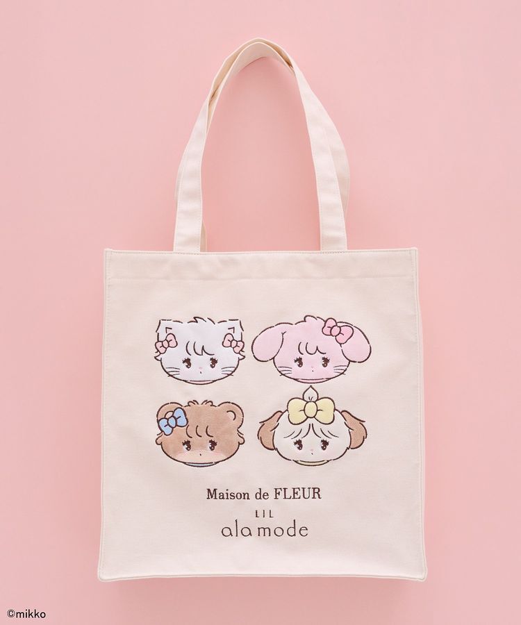 Maison de FLEUR「Lil ala mode スクエアトートバッグ」|トートバッグ|