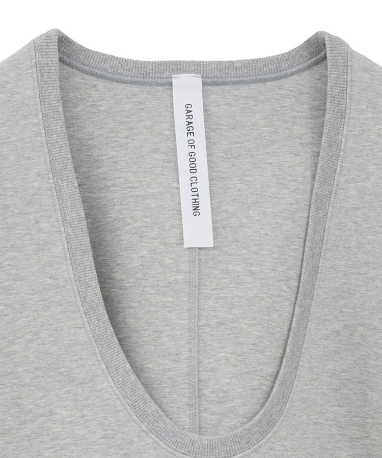 GARAGE OF GOOD CLOTHING「【日本製】深Uネック袖ボリュームプルオーバー」|Tシャツ・カットソー|