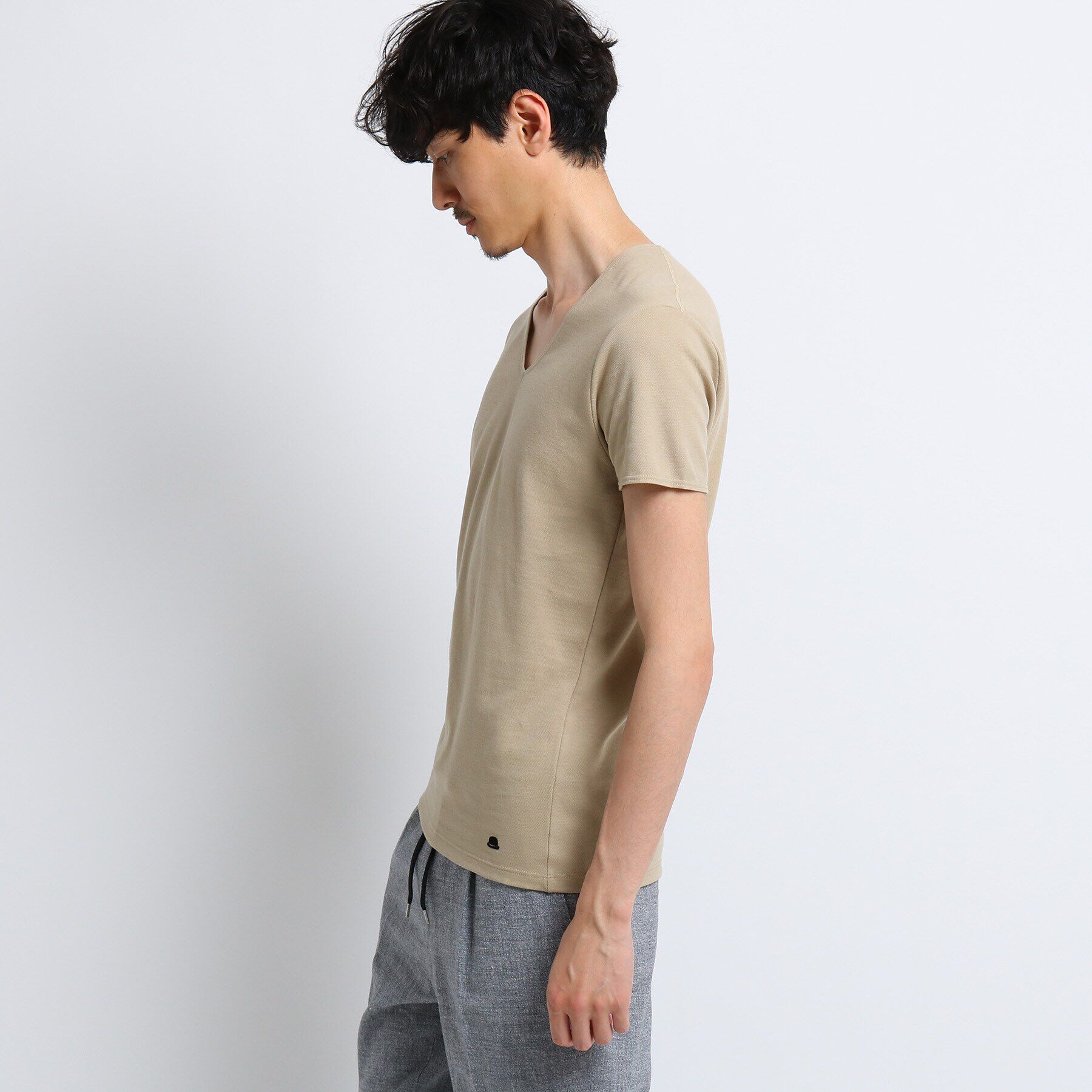 TAKEO KIKUCHI「汗染み防止インナーシャツ[ メンズ 吸水速乾]」|Tシャツ・カットソー|