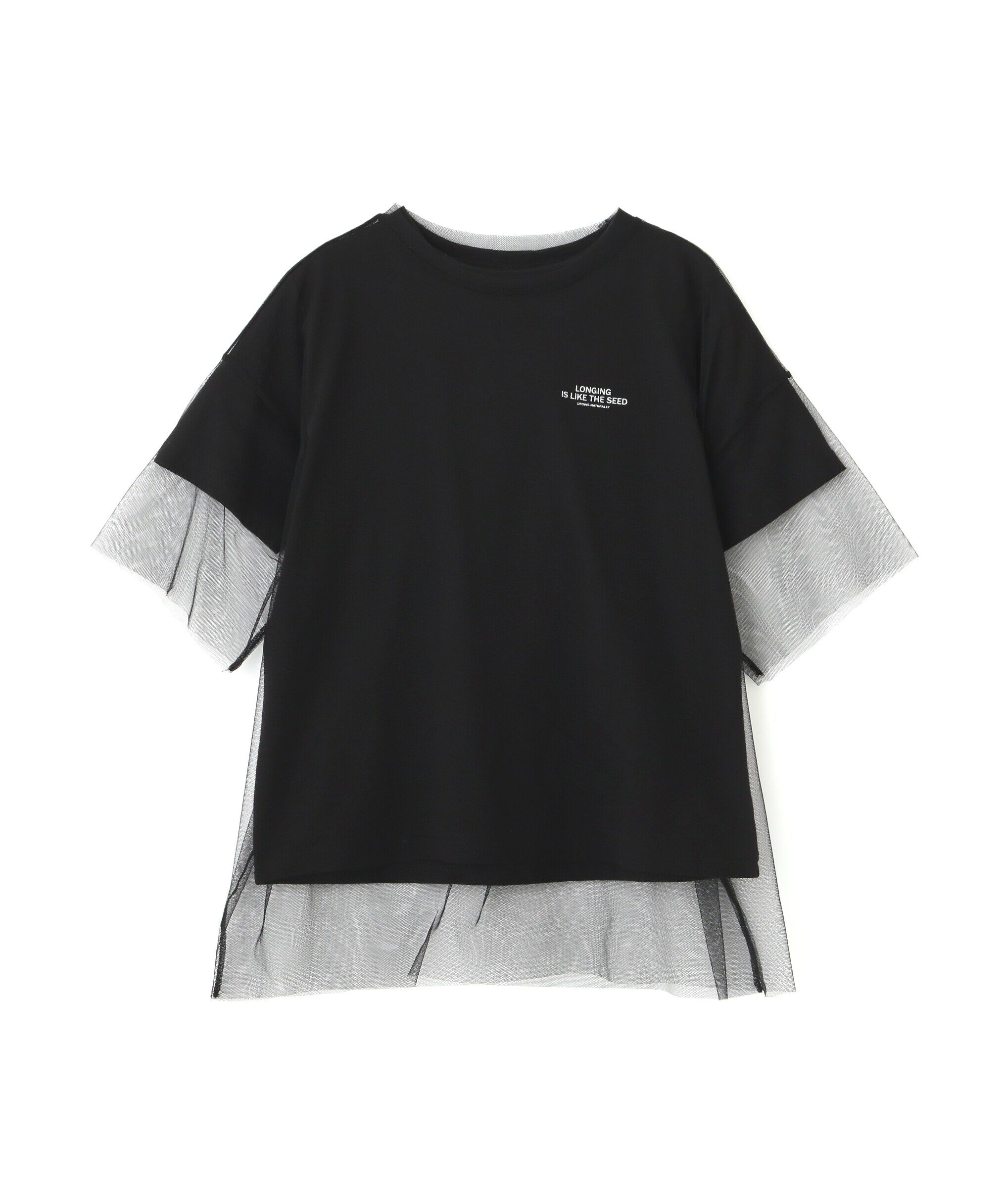  「チュール&times;ロゴTシャツ」|Tシャツ・カットソー|