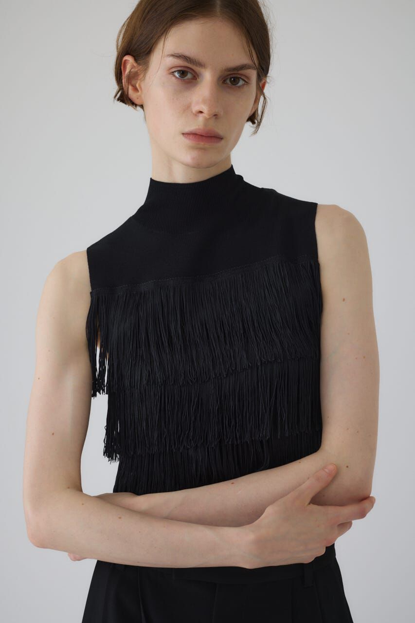 RIM.ARK 「Fringe N/S knit tops」|ニット・セーター|