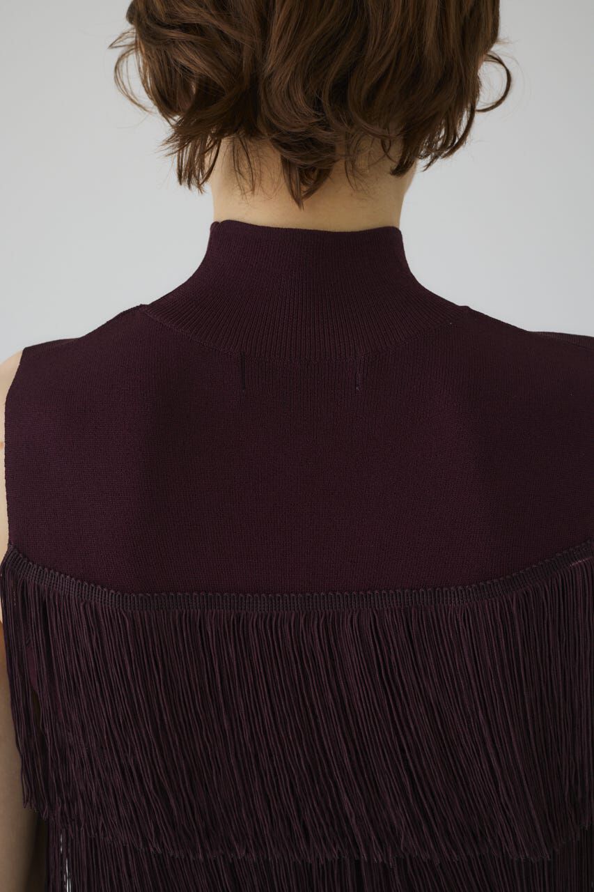 RIM.ARK 「Fringe N/S knit tops」|ニット・セーター|