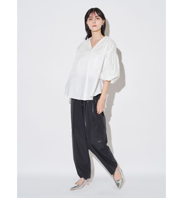 ELENDEEK「SKIPPER VOLUME SLEEVE BL」|シャツ・ブラウス|