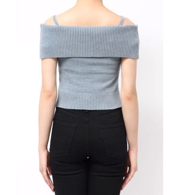EMODA「フロントボタンオフショルダーニット」|ニット・セーター|