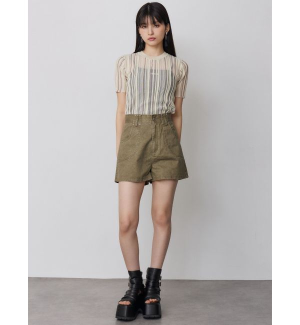 MURUA「ウォッシュショートパンツ」|その他|