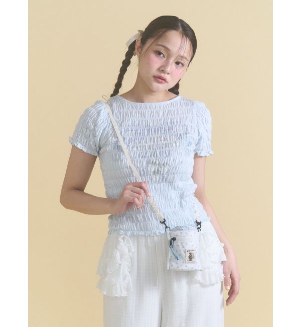 merry jenny「ribbon can wallet」|ポーチ|