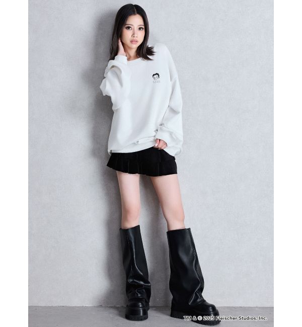 GYDA「BETTY&times;GYDA GLITTER embroideryプルオーバー」|スウェット・ジャージ|