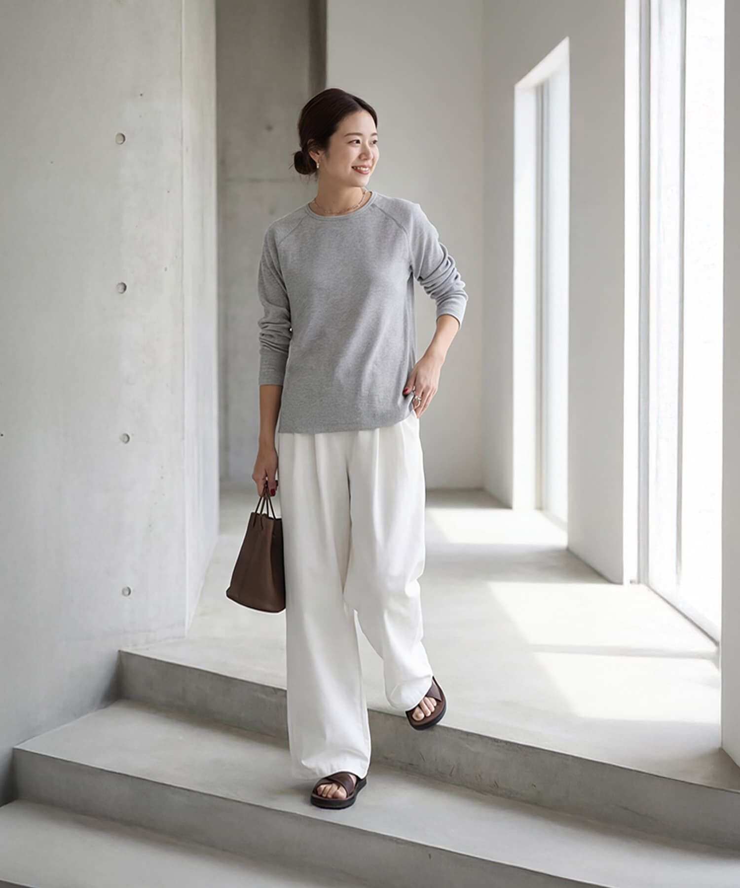 STYLE DELI「LUXEなラグラン長袖Tシャツ」|Tシャツ・カットソー|