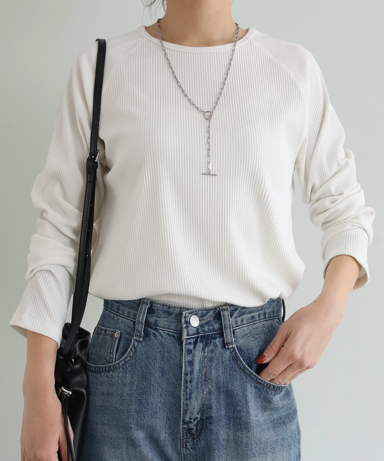 STYLE DELI「LUXEなラグラン長袖Tシャツ」|Tシャツ・カットソー|