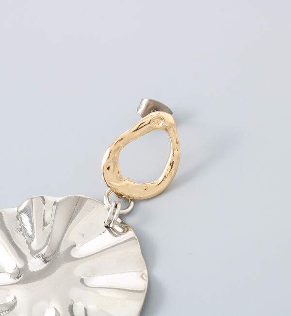 Phoebe+「【sfy】metallic plateピアス」|ピアス|