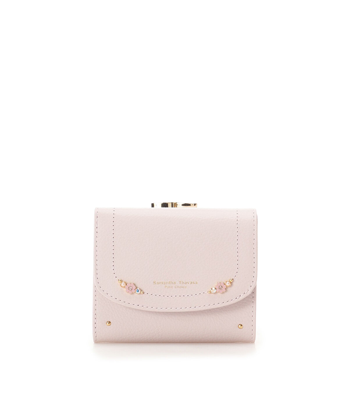 Samantha Thavasa Petit Choice「フラワーパール 折財布」|財布|ピンク