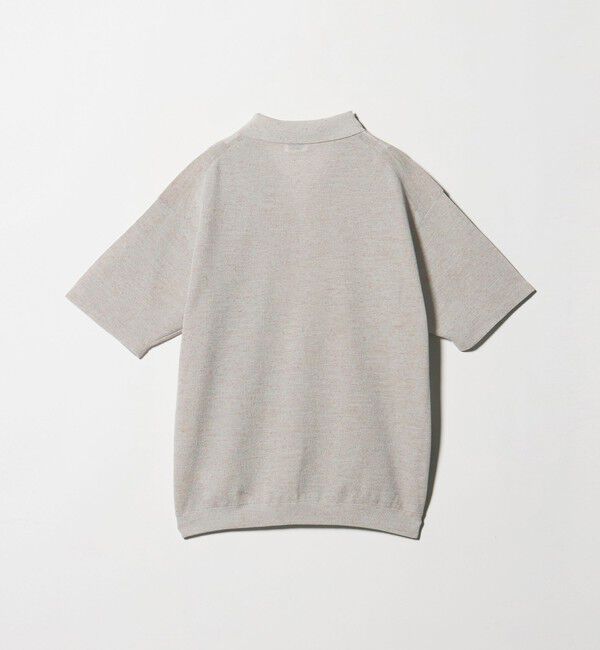 BEAUTY&YOUTH UNITED ARROWS「KNITEE リネンブレンド メリノ スキッパー ニット Tシャツ ウォッシャブル」|ニット・セーター|