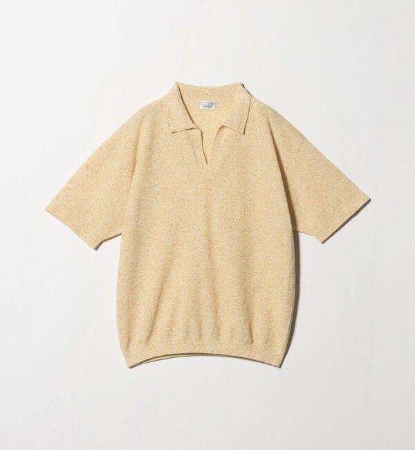 BEAUTY&YOUTH UNITED ARROWS「KNITEE リネンブレンド メリノ スキッパー ニット Tシャツ ウォッシャブル」|ニット・セーター|