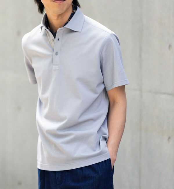 SHIPS「SHIPS:〈FUNCTION〉I Cotoni di Albini ショート スリーブ ポロシャツ」|ポロシャツ|