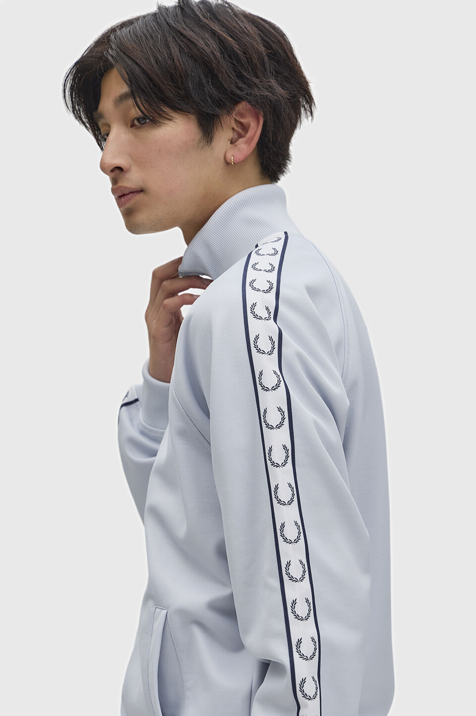 FRED PERRY 「Taped Track Jacket／フレッドペリートラックジャケット」|スウェット・ジャージ|