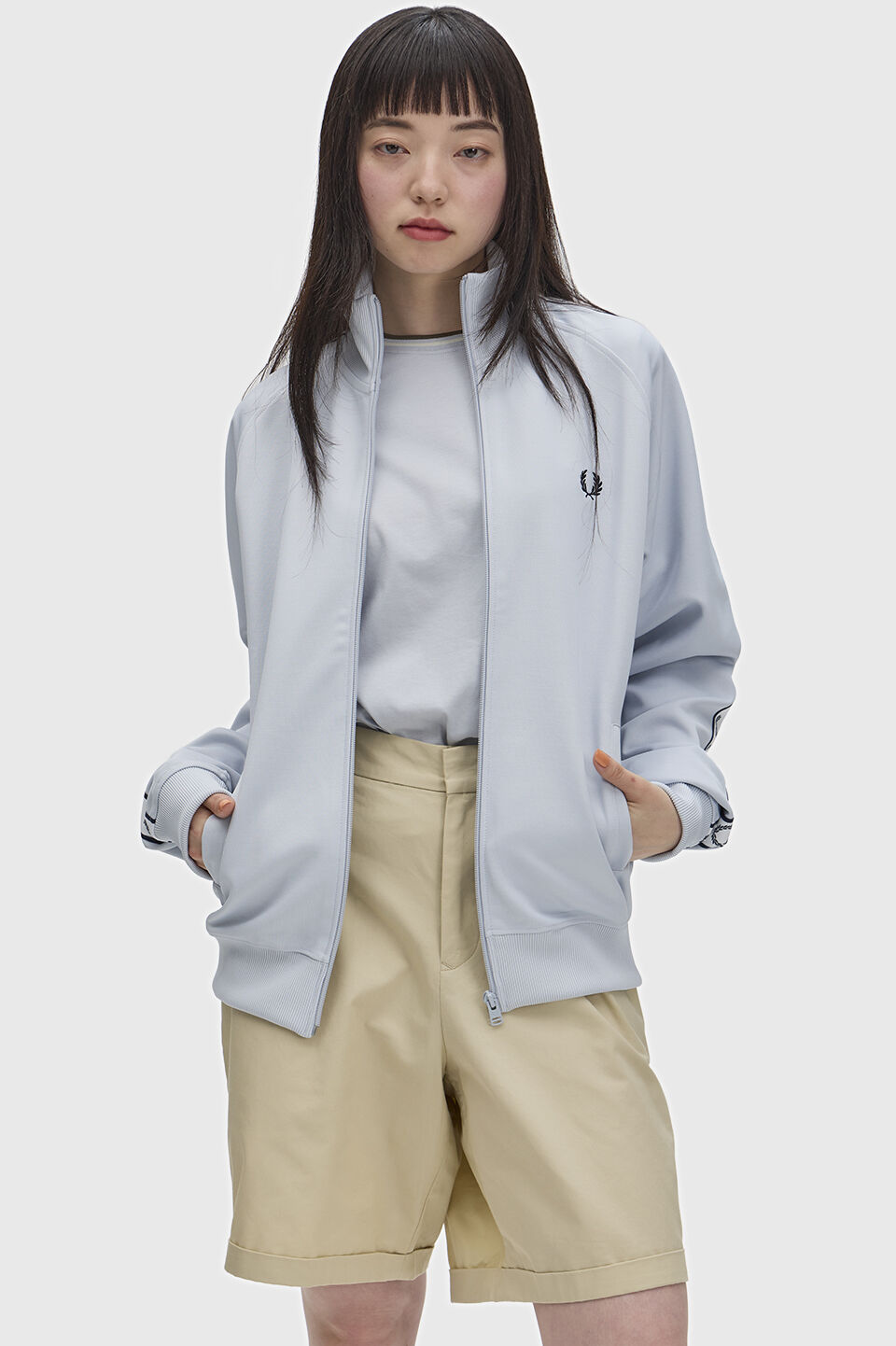 FRED PERRY 「Taped Track Jacket／フレッドペリートラックジャケット」|スウェット・ジャージ|