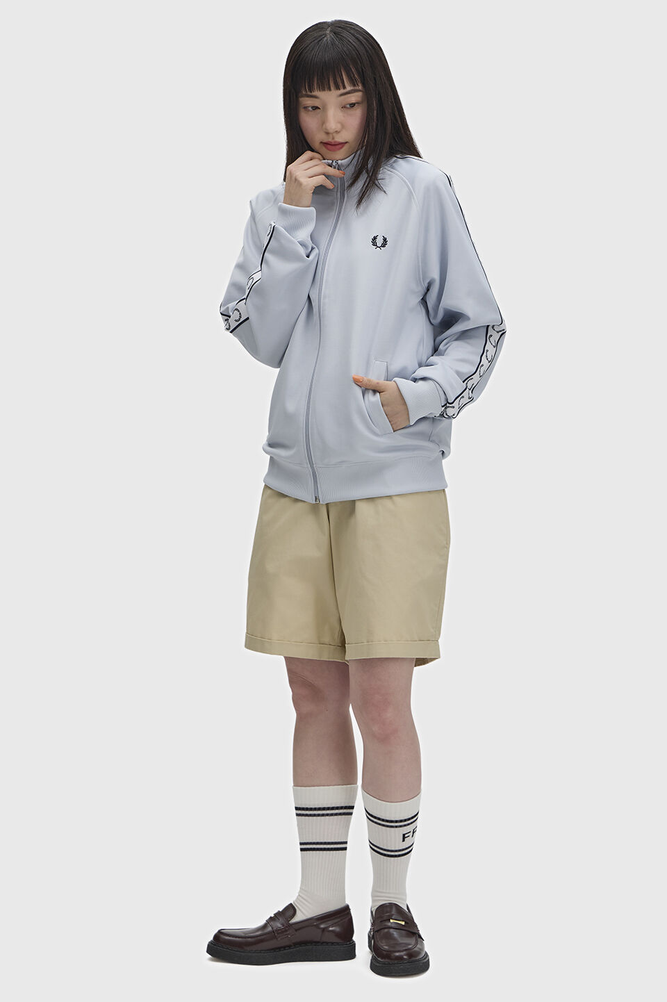 FRED PERRY 「Taped Track Jacket／フレッドペリートラックジャケット」|スウェット・ジャージ|