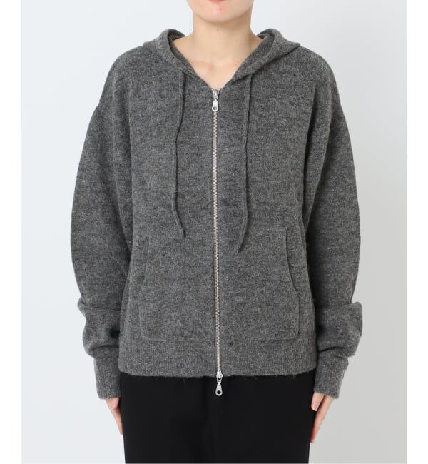 OUTDOOR PRODUCTS Usual Things「アルパカミックスニットZIPフーディ」|パーカー|