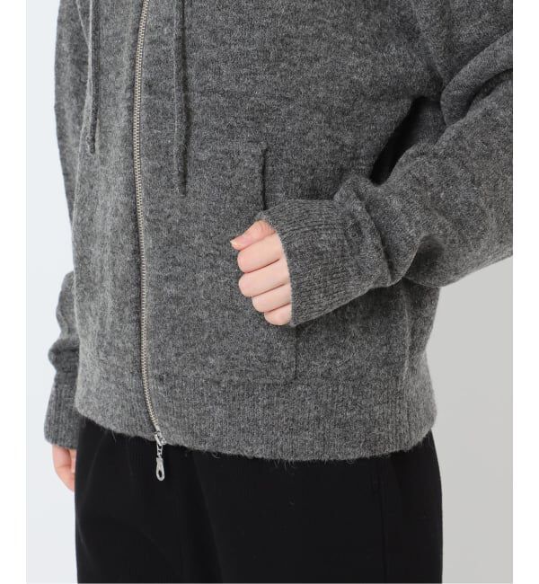 OUTDOOR PRODUCTS Usual Things「アルパカミックスニットZIPフーディ」|パーカー|