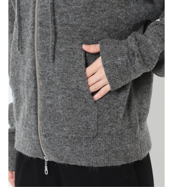 OUTDOOR PRODUCTS Usual Things「アルパカミックスニットZIPフーディ」|パーカー|