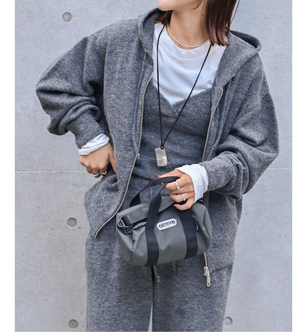 OUTDOOR PRODUCTS Usual Things「アルパカミックスニットZIPフーディ」|パーカー|