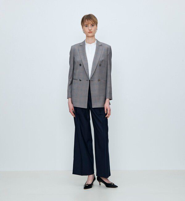 TOMORROWLAND collection「ZELANDER NATURAL STRETCH ダブルブレストジャケット」|テーラードジャケット|