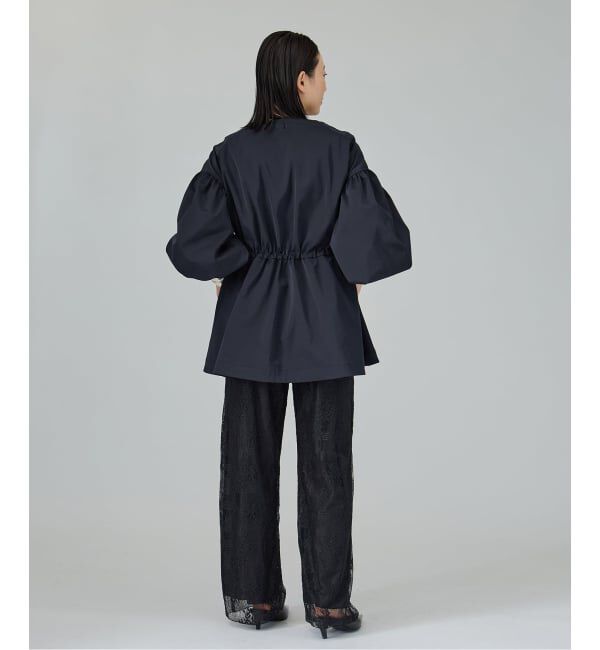 VERMEIL par iena「《追加2》ノーカラーギャザーZIPブルゾン」|その他|