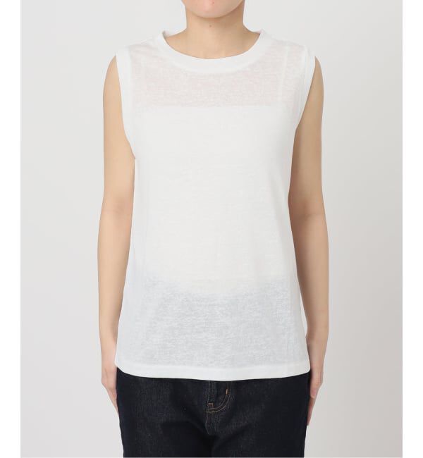 SLOBE IENA「《追加》スラブ天竺ノースリーブTEE」|Tシャツ・カットソー|