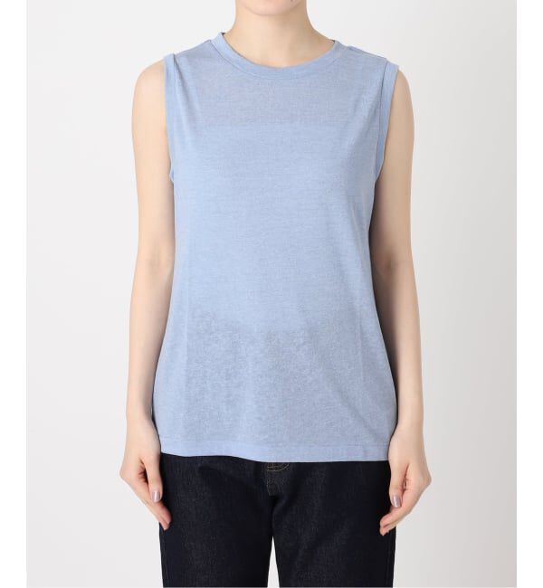 SLOBE IENA「《追加》スラブ天竺ノースリーブTEE」|Tシャツ・カットソー|
