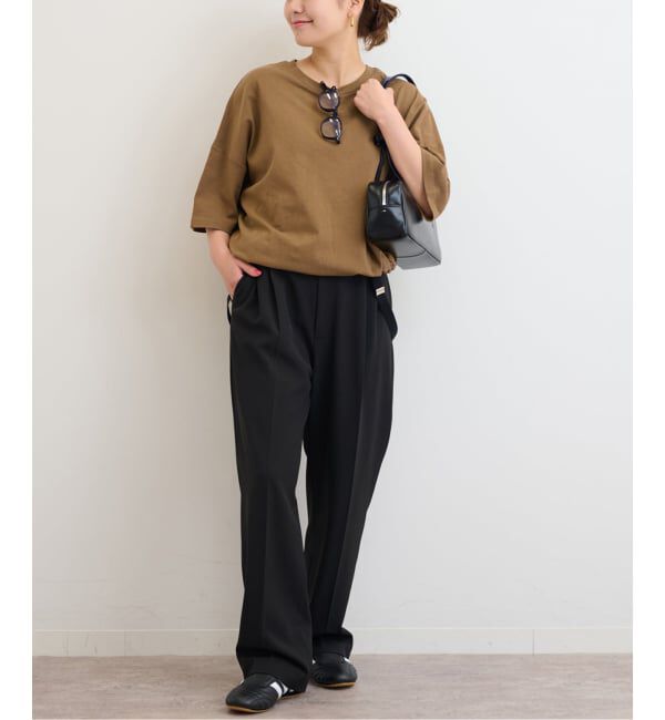 JOURNAL STANDARD relume「《追加4》ギャザーヘムショートスリーブTシャツ」|Tシャツ・カットソー|