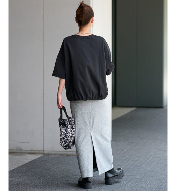 JOURNAL STANDARD relume「《追加4》ギャザーヘムショートスリーブTシャツ」|Tシャツ・カットソー|