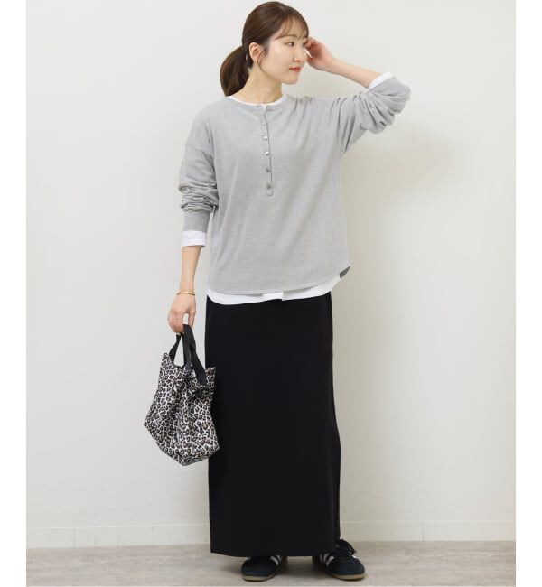 JOURNAL STANDARD relume「《追加》［2枚セット / SS素材］3WAYレイヤードヘンリープルオーバー」|ニット・セーター|