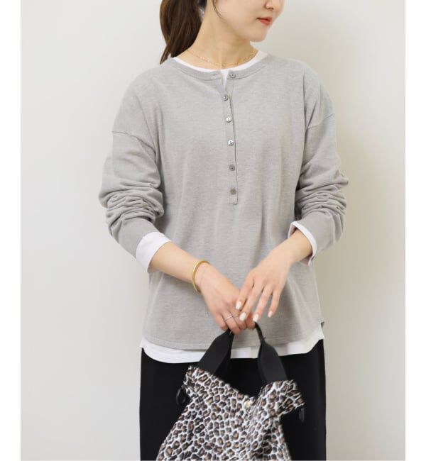 JOURNAL STANDARD relume「《追加》［2枚セット / SS素材］3WAYレイヤードヘンリープルオーバー」|ニット・セーター|