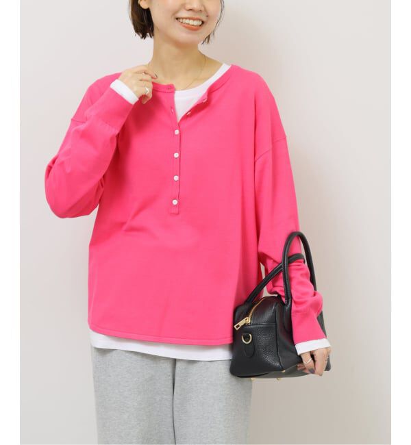 JOURNAL STANDARD relume「《追加》［2枚セット / SS素材］3WAYレイヤードヘンリープルオーバー」|ニット・セーター|