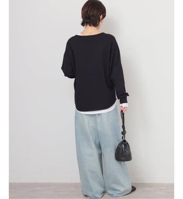 JOURNAL STANDARD relume「《追加》［2枚セット / SS素材］3WAYレイヤードヘンリープルオーバー」|ニット・セーター|