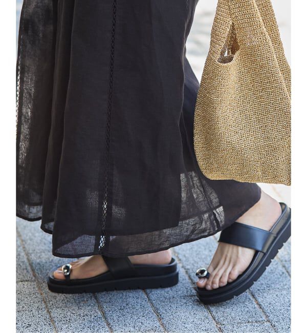 JOURNAL STANDARD「インディア コットンリネンメッシュワンピース」|ワンピース|